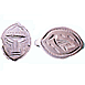 3 Castoni di anello in argento con raffigurazione incisa, necropoli ellenistica di Monte Castellazzo, seconda met del IV sec. a.C. 