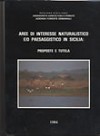 Aree di interesse naturalistico e/o paesaggistico in Sicilia:proposte e tutela