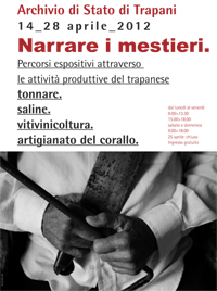 Narrare i mestieri - mostra Trapani Archivio di Stato