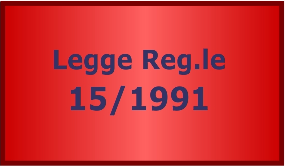 Legge Regionale n.15/1991