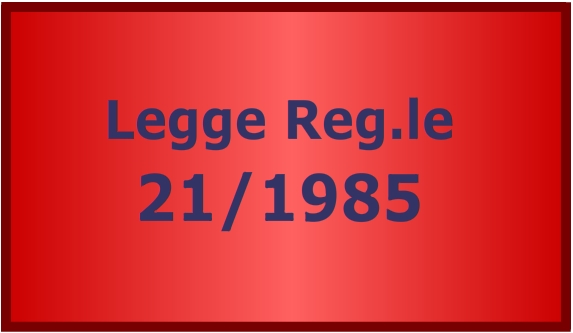 Legge Regionale n.21/1985