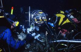 Collocazione delle telecamere subacquee