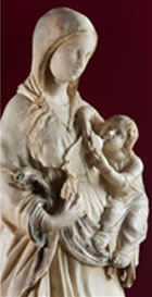 24 - Domenico Gagini attr. (Bissone, 1425 c.a. Palermo), Madonna col Bambino della Madonna del Cardillo
