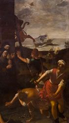 30 - Mario Minniti (Siracusa, 1577 - 1640), Il Miracolo di Santa Chiara, (f.e.d. 1624)