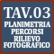 tav03planimetria percorsi RILIEVO FOTOGRAFICO