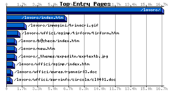 Top Entry Pages Graph