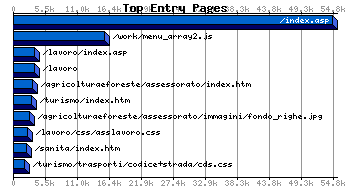 Top Entry Pages Graph